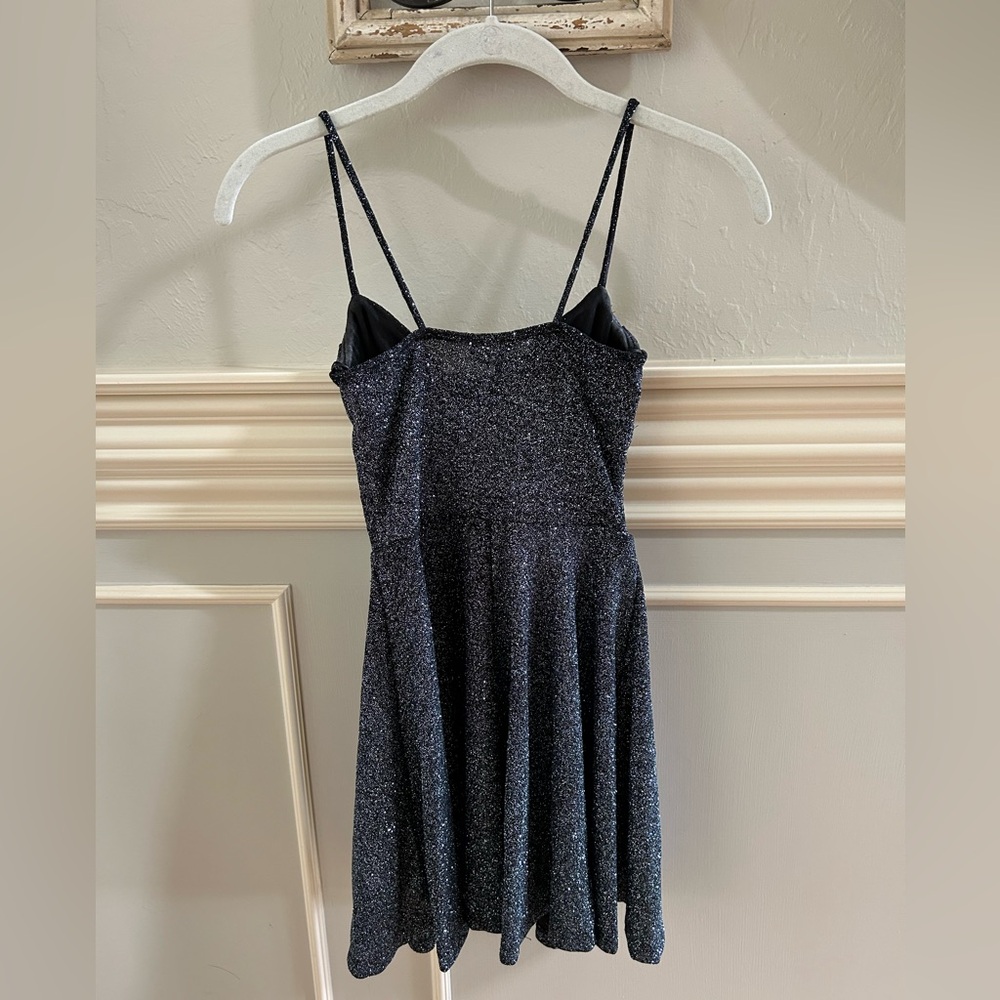 Windsor black glitter skater dress xxs - Picture 2 of 4